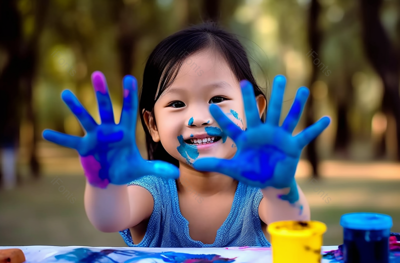 秋天可爱的小朋友在公园学习嬉戏玩耍,高清,摄影图,摄影图片,图片大全,摄影图免费下载